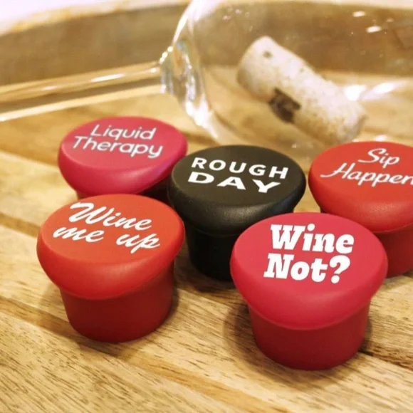 The Only Gift Worth Giving Wine Stoppers & Tovolo silicone king cube ice tray - Picture 8 of 13